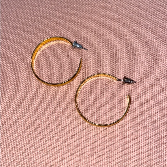Small Gold Hoops - Picture 2 of 4